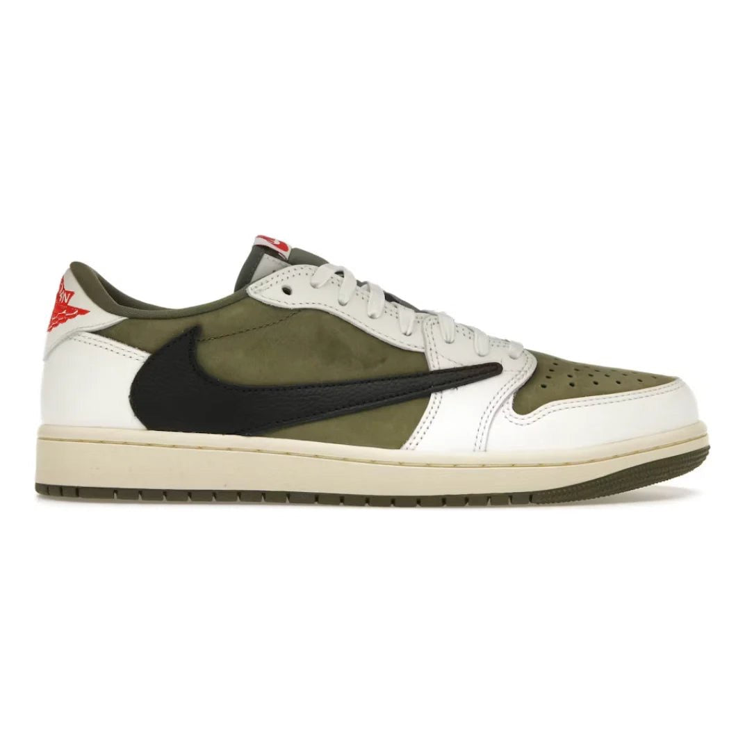 Travis Scott Jordan 1 Low 'Reverse Olive'