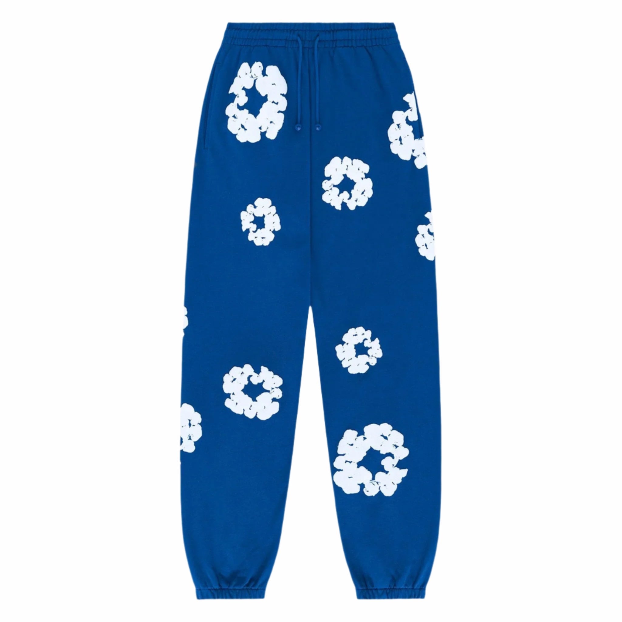 Denim tears cotton wreath sweatpants royal blue