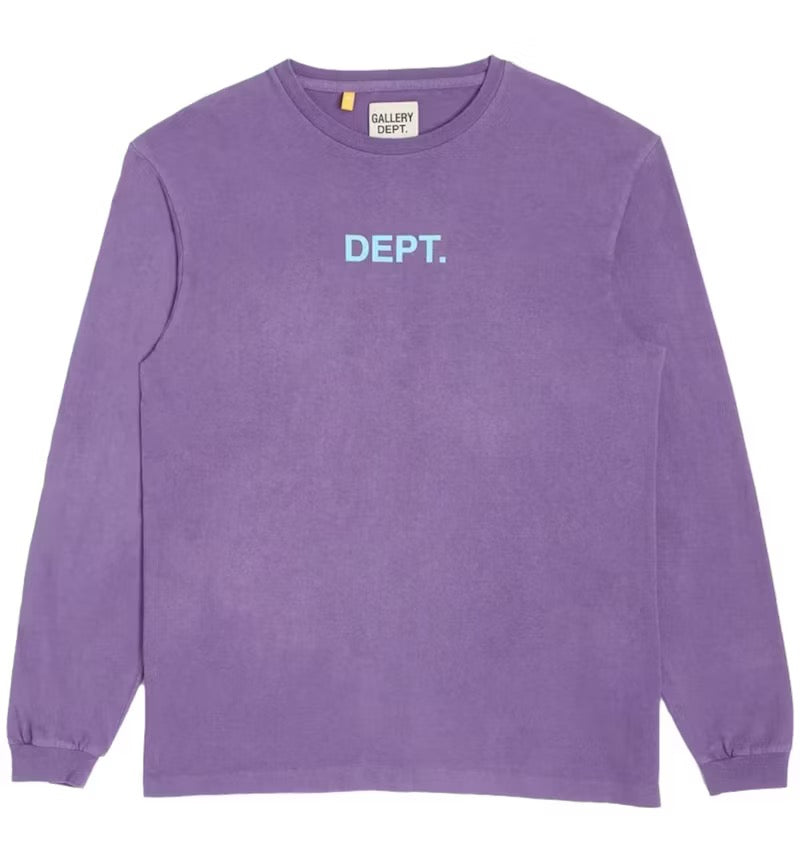 Gallery Dept long sleeve t shirt purple and blue